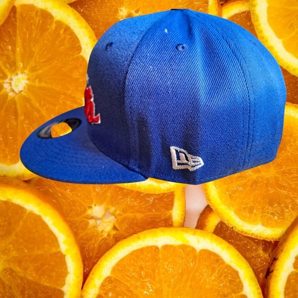 New York Giants New Era 9FIFTY NFL Vintage Snapback Hat‎ Cap Blue - Picture 3 of 8